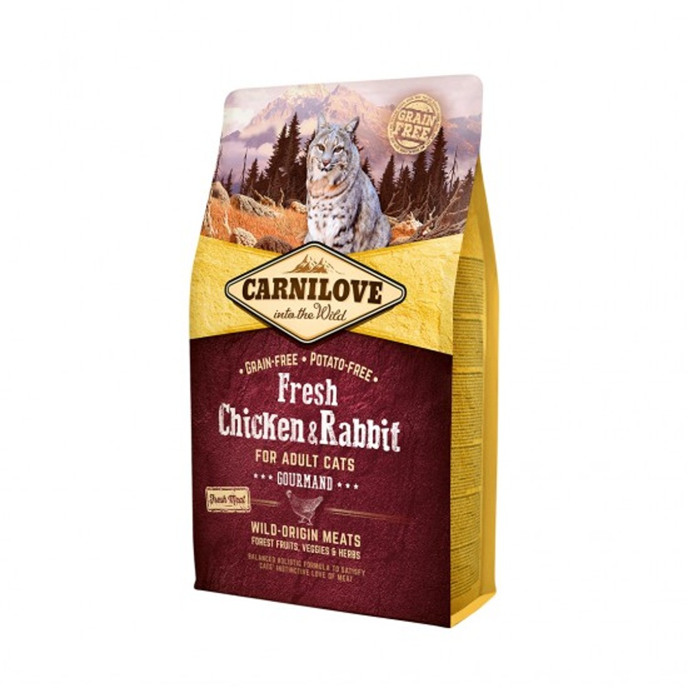 ◆카니러브 캣 생육 건사료 닭고기와 토끼 2kg